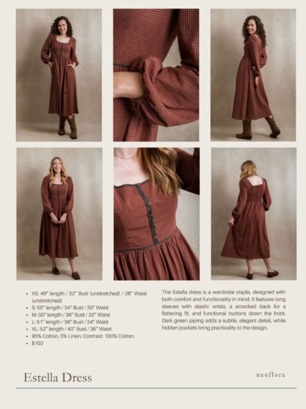 Neuflora Estella Dress November 2025 Collection